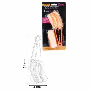 Perie cu lavete microfibra pentru jaluzele orizontale, calorifere