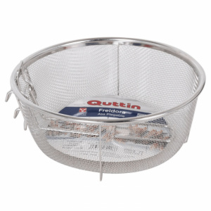 Sita pentru friteuza 23x9 cm Quttin, Sita pentru friteuza 23x9 cm, Quttin, Sita inox friteuza, Sita friteuza profesionala inox, Sita rezistenta la caldura friteuza, Sita de filtrare friteuza inox, Sita inoxidabila pentru gatit, Sita pentru prajire inox, S
