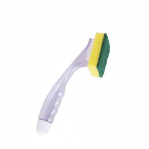 Burete vase cu maner si rezervor detergent lichid