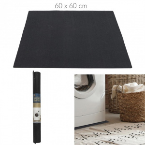Covoras anti-vibratii, pentru masina de spalat, cauciuc, 60x60x0.3 cm, Happymax