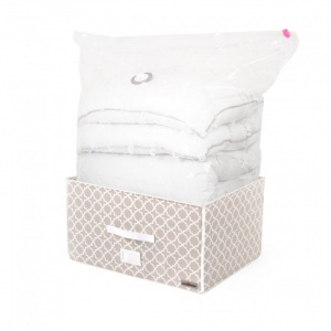 Cutie depozitare, sac de vidat haine, 55 x 40 x H30 cm, 150 litri, Madison, soluție stocare spațiu, organizare haine, depozitare eficientă, economisire spațiu, cutie depozitare cu capacitate mare, sac vidare textil, depozitare haine voluminoase, cutie cu 