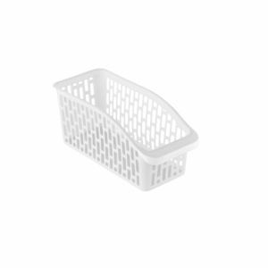 Cutie pentru depozitare si organizare in frigider, 12,2x28x12 cm, Eva, alb