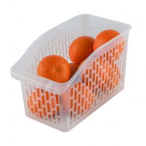Cutie pentru depozitare si organizare in frigider, 29x15,8x17 cm, Eva Jumbo, transparent