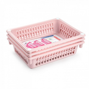 Etajera cu roti, plastic, 3 cosuri-ROZ PAL -Jar etajera plastic,  Etajera cu roti, plastic, 3 cosuri-ROZ PAL -Jar, etajera pentru baie, etajera pentru bucaterie, etajera cu roti, etajera cu rafturi