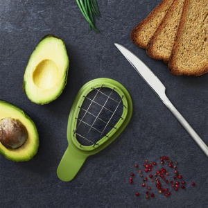Feliator pentru avocado, aparat de feliat avocado, feliator-cupa avocado, instrument pentru avocado