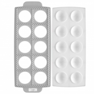 Forma pentru 10 ravioli, cerc, 26.5x11x2.2cm, Happymax, Forma ravioli cerc Forma ravioli rotunda Forma pentru ravioli in forma de cerc Forma pentru ravioli circulara Forma pentru ravioli umplut cu cerc Forma profesionala pentru ravioli in forma de cerc Fo