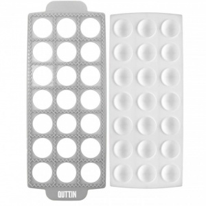 Forma pentru 21 ravioli, cerc, 26.5x11x2.2cm, Happymax, Forma ravioli cerc Forma ravioli rotunda Forma pentru ravioli in forma de cerc Forma pentru ravioli circulara Forma pentru ravioli umplut cu cerc Forma profesionala pentru ravioli in forma de cerc Fo