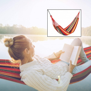 Hamac bumbac multicolor-190x80 cm