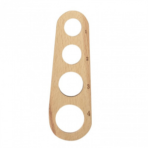 Masura pentru spaghetti, 1-4 portii, lemn