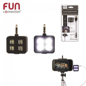 Mini Blitz cu 4 leduri pentru selfie, Mini blitz selfie, Flash pentru selfie, Lumini selfie, Accesorii selfie, Blitz portabil, Iluminare selfie, Blitz pentru telefon, Lumini de imbunatatire selfie, Blitz mobil pentru fotografii, Iluminare portabila, Lumin