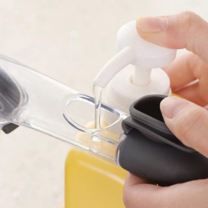 Perie de vase cu maner rezervor detergent . Perie spalat vesela cu dispenser detergent lichid,Perie de vase cu maner si rezervor detergent Perie pentru spalarea vaselor cu maner si recipient pentru detergent Perie de curatat vase cu rezervor pentru deterg