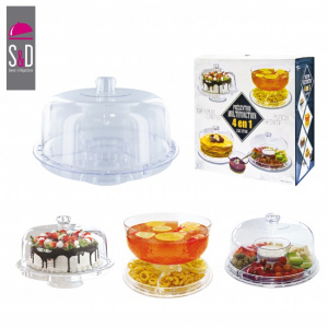 Suport pentru tort  multifunctional 4 in 1 Bonne soirée