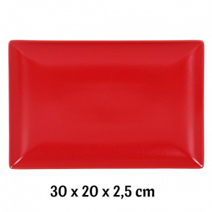 Tava ceramica, platou servire 30x20x2,5 cm-Ming II,Tava ceramica, platou servire, Tava decorativa din ceramica, Platou de prezentare ceramic, Vas pentru servire ceramic, Tava de aperitive din ceramica, Platou elegant din ceramica, Tava pentru bufet cerami