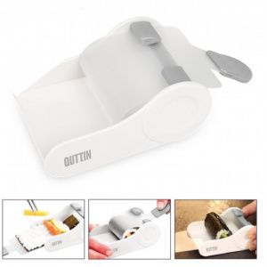 Aparat pentru rulat sushi, 22.5x8x5cm, Quttin, aparat sushi, dispozitiv rulat sushi, rulou sushi Quttin, ustensila sushi, aparat sushi plastic, gadget bucatarie sushi, accesorii sushi, aparat rulat maki, kit sushi acasa, instrument preparat sushi, sushi D