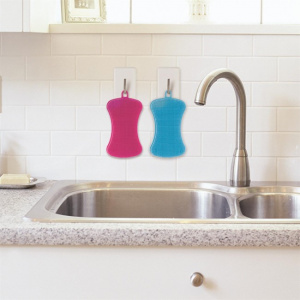 Burete silicon, multiple intrebuintari, 6,5x12x1,5, albastru  burete silicon, burete din silicon, burete silicon vase, burete silicon bucatarie, burete silicon fata, Burete antibacterian moale din silicon pentru baie,Burete silicon, Burete multifunctional