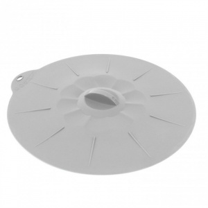 Capac de silicon cu maner pentru oale si vase 28x2,3 cm Quttin capace silicon reutilizabile, capace universale din silicon, capace flexibile silicon, Capac de silicon, cu maner, pentru oale si vase, 28x2,3 cm,Capac silicon cu maner, capac vase silicon, ca