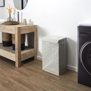 Cos cu capac pentru rufe murdare, 1 compartiment, 60x35x30 cm, Happymax, Cos rufe, Cos depozitare rufe, Cos rufe cu capac, Cosuri pentru rufe murdare, Organizare rufe, Cos haine murdare, Cos depozitare baie, Cosuri estetice pentru rufe, Solutii depozitare