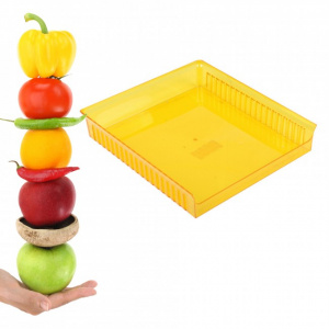 Cutie depozitare alimente in frigider-galben