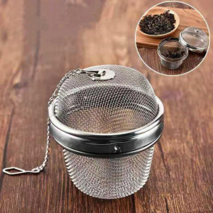 Filtru inox pentru infuzii, 8.5x9cm, Happymax.  infuzor condimente, infuzor plante aromatice, infuzor plante medicinale,infuzoare si strecuratoare ,ceainice si accesorii ceai