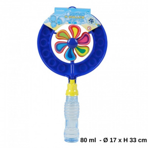 Jucarie tip morisca baloane de sapun, 17xH33 cm, albastru