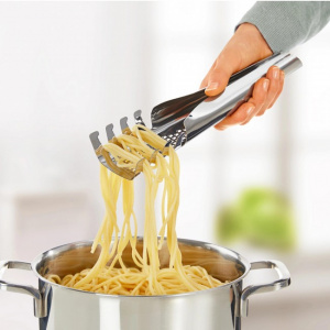 Razatoare, ustensila inox cu 3 functii pentru paste 26 cm Quttin, Razatoare, ustensila inox cu 3 functii pentru paste 26 cm Quttin, cleste pentru spaghete,Razatoare inox cu 3 functii pentru paste Ustensila pentru paste cu razatoare inox Razatoare bucatari