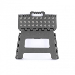 Scaun, tip taburet, pliabil, 32x22x25 cm, gri