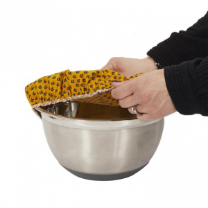 Set 2 bucati capace textile, bumbac, diametru 28 cm