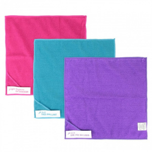 Set 3 lavete microfibra 30x30 cm