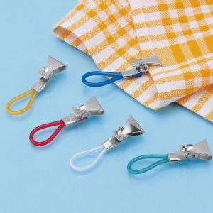 Set 5 carlige prosoape bucatarie, 6 cm, Happymax