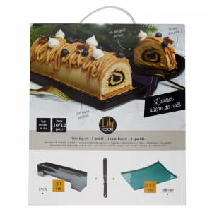Set pentru rulade - forma, spatula si placa, Set complet rulade, Ustensile patiserie rulade, Forma inox rulada, Spatula intindere crema, Placa silicon rulada, Kit patiserie rulade, Accesorii bucatarie rulade, Forma si spatula patiserie, Placa silicon copt