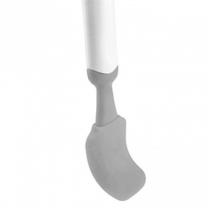 Spatula cofetarie pentru ornare, silicon uz alimentar, 24,5x5,3 cm, Happymax