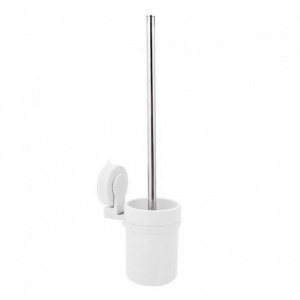 Suport perie wc cu ventuza alb-Confortime, happymax.ro Suport perie wc, cu ventuza, alb, Confortime, 12x8,5x9,5 cm,Suport perie WC ventuza, Suport igienic perie WC, Suport perie WC atasabil, Suport perie WC fara gauri, Sistem ventuza pentru perie WC, Acce