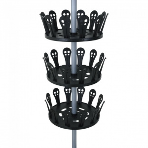 Suport telescopic tip carusel 48 perechi pantofi