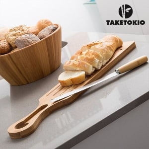 Tocator bambus si cutit taiere paine