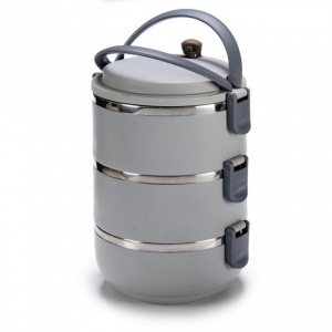 Caserola termica 3 compartimente, 2200 ml