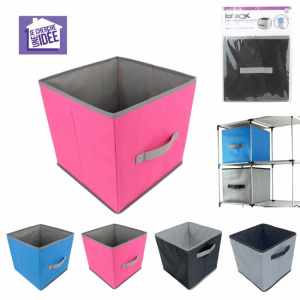 Cos textil, cub pentru depozitare-negru, Cosuri textile pentru organizare, Cutii de depozitare textile, Cosuri de depozitare pentru haine, Cosuri textile pliabile, Cosuri pentru organizare in casa, Cutii textile pentru depozitare, Cosuri pentru depozitare