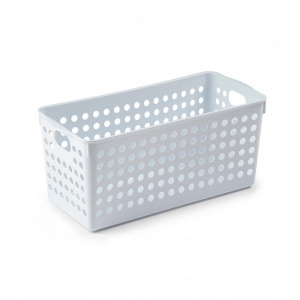 Cutie depozitare cu manere No. 1 Atlas, ALB, Cutie depozitare, cu manere, 13 x 29 x inaltime 12,7 cm, Atlas, alb, cutie depozitare, cutie depozitare plastic, cutie depozitare baie, cutie depozitare bucatarie