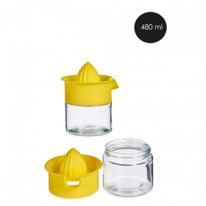 Dispozitiv de stors citrice cu recipient sticla si picurator 480 ml