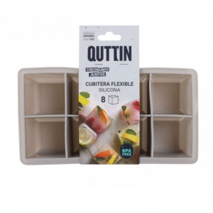 Forma silicon 8 cuburi de gheata, silicon flexibil uz alimentar, 21,3x11,3x5 cm, Happymax