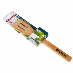 Lingura dreapta din lemn bambus cu orificii-Quttin happymax.ro Set 2 buc. lingura lemn, lingura de lemn, linguri de lemn simple,Lingura dreapta din lemn de bambus cu orificii, Lingura de gatit dreapta din bambus cu orificii, Lingura cu design drept si ori