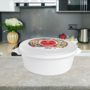 Oala cuptor microunde rotund -1,5 l