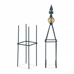 Obelisc plante cataratoare, tip Piramida, set 2 bucati, obelisc piramida, spalier plante, obelisc pentru flori, spalier pentru plante agatatoare, spalier pentru flori