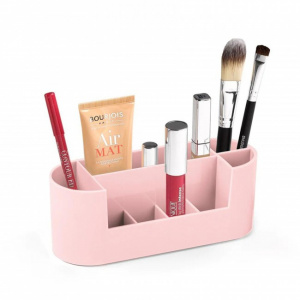 Organizator produse make up, 6 x 17 x 6,5, roz, Surt Vrm