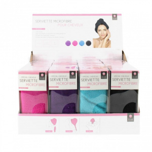 Prosop microfibra pentru uscarea parului. Prosop microfibra tip turban pentru uscare par.
