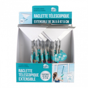 Racleta silicon spalat geamuri cu maner telescopic