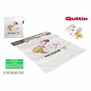 Sac reutilizabil depozitare, conservare alimente 39,5x35cm-Quttin, pungi reutilizabile, pungi reutilizabile legume, pungi reutilizabile alimente, pungi reutilizabile silicon,Sac reutilizabil depozitare, conservare alimente, Pungi reutilizabile pentru depo