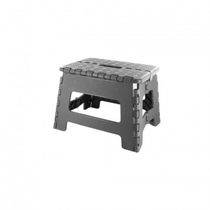 Scaun, tip taburet, pliabil, 32x22x25 cm, gri