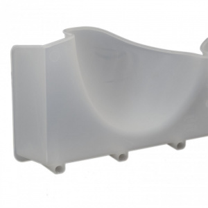 Set 2 suporturi organizare sutiene in sertare, plastic, 34x10,5x5 cm