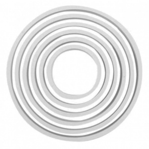 Set 6 forme-cutter cerc, decupatoare rotunde, cercuri-PME