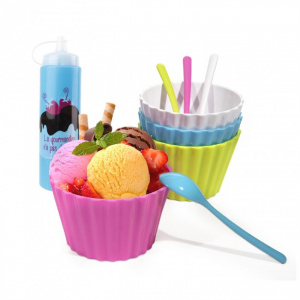 Set preparare inghetata gourmand, Set ustensile inghetata, Echipament preparare inghetata, Ustensile inghetata casnica, Accesorii preparat inghetata, Set complet inghetata, Produse DIY inghetata, Set ustensile desert, Ustensile pentru inghetata vegana